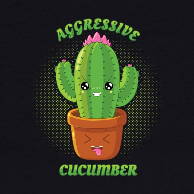 Aggressive Cucumber by danielmorrisdraws